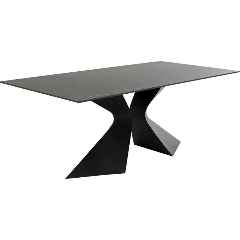 Table Gloria O. Ceramic Black 180x90cm